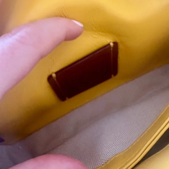 Coach Quilted Tabby 20 in Canary - Picture 6 of 6